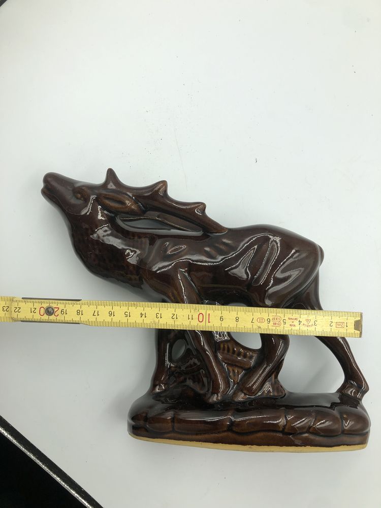 Porcelanowa figurka jelenia PRL