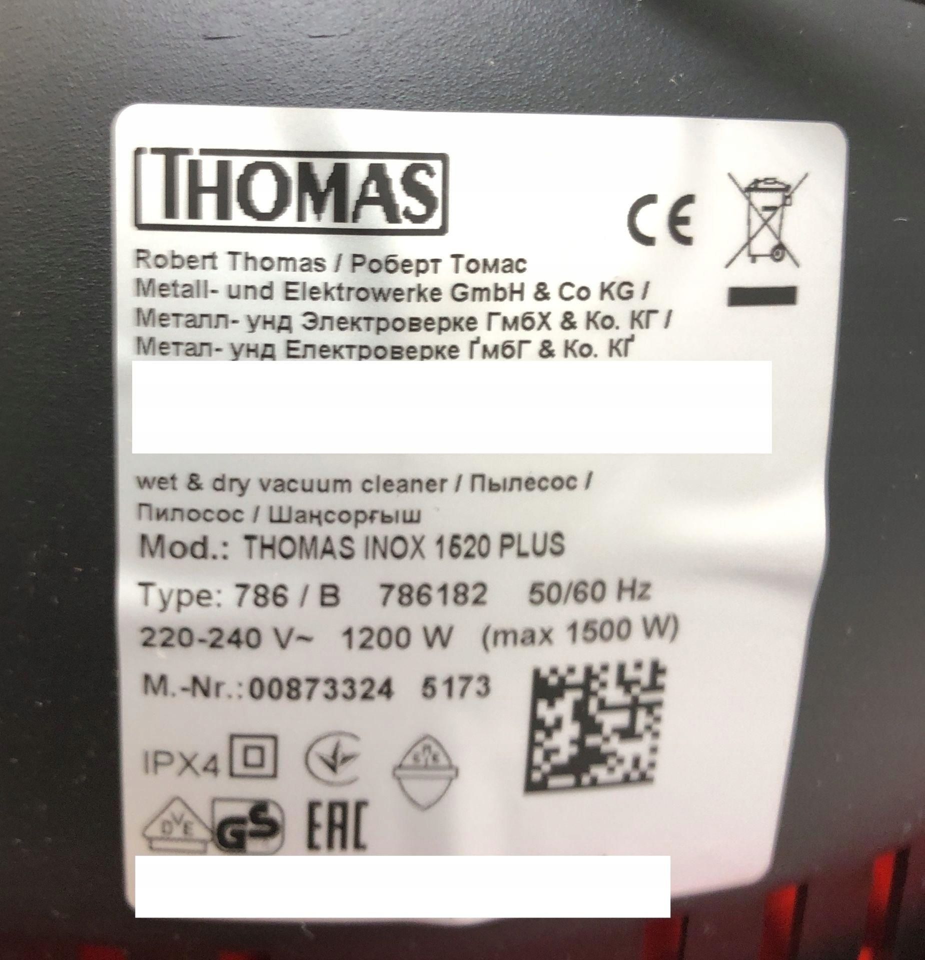 Odkurzacz THOMAS INOX 1520 Plus 1500W na mokro i sucho 20L Германия