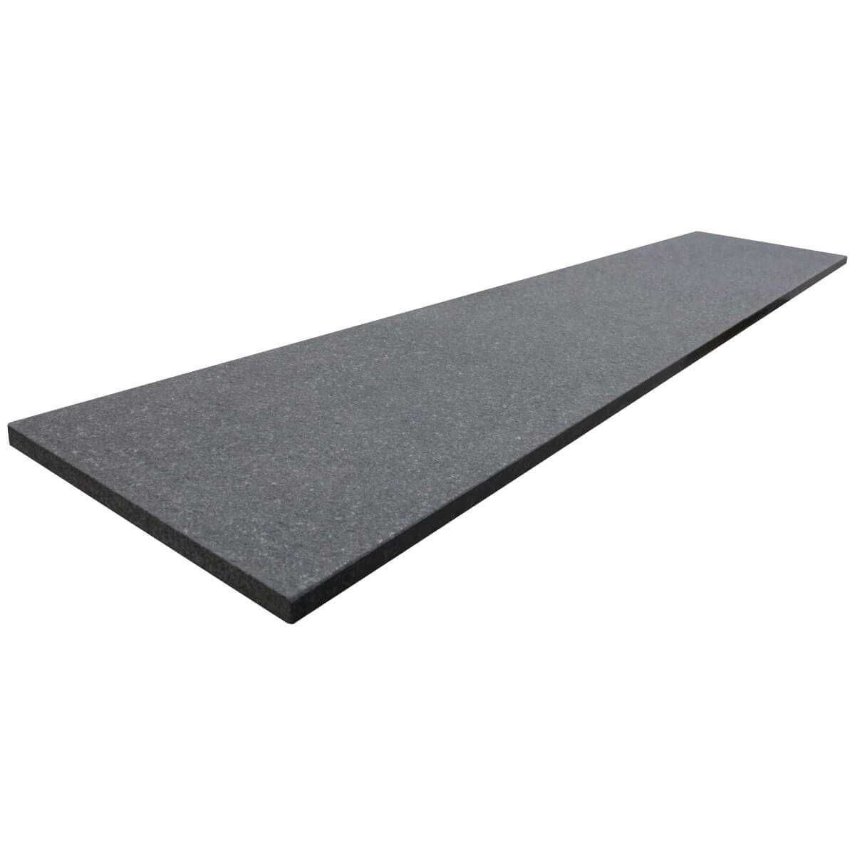 Czarny Granit, Taras, Ogród - Stopnica 150x33x2, Płomieniowana, OKAZJA