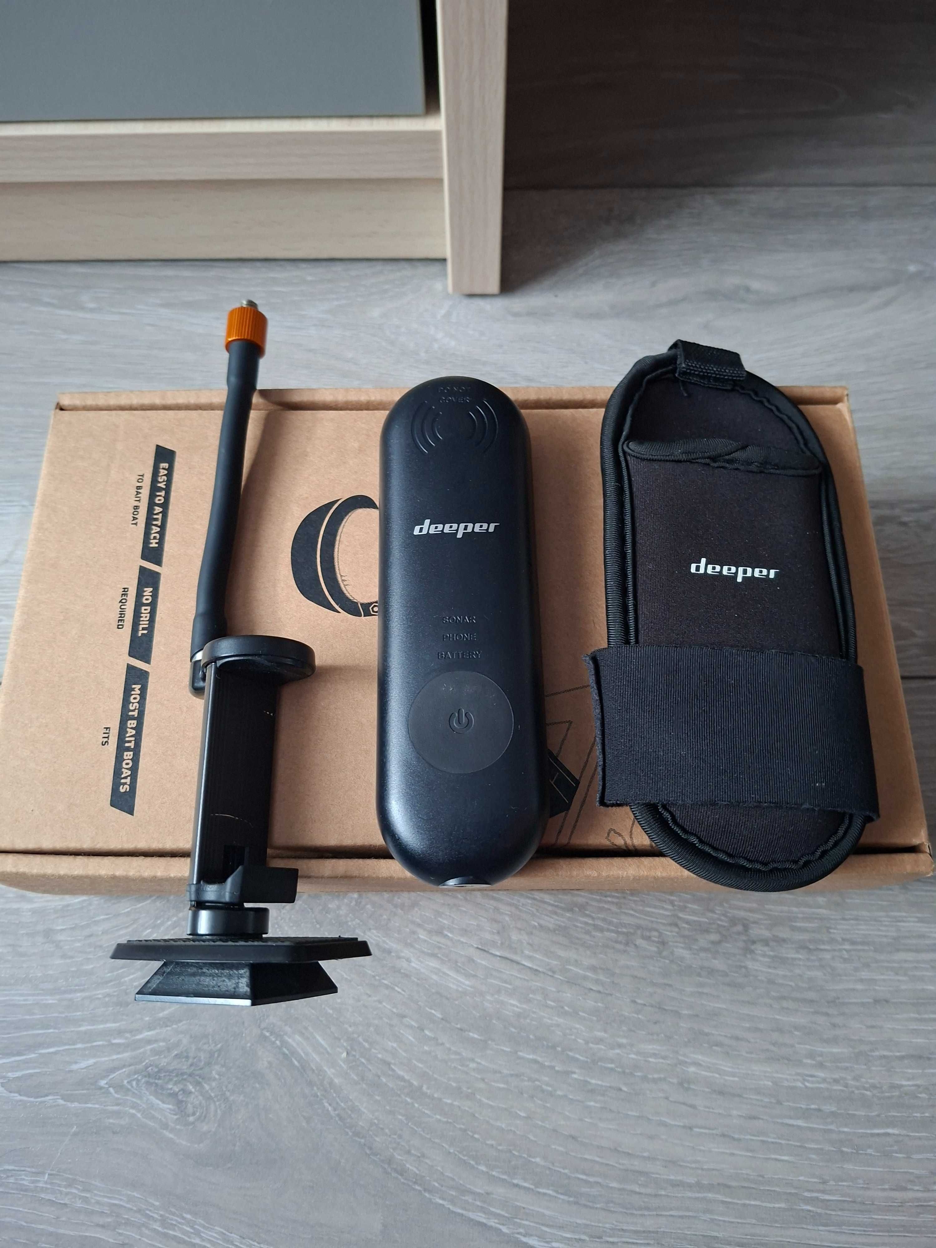 Deeper Chirp +2 plus Deeper Range Extender  plus uchwyt Deeper Holder