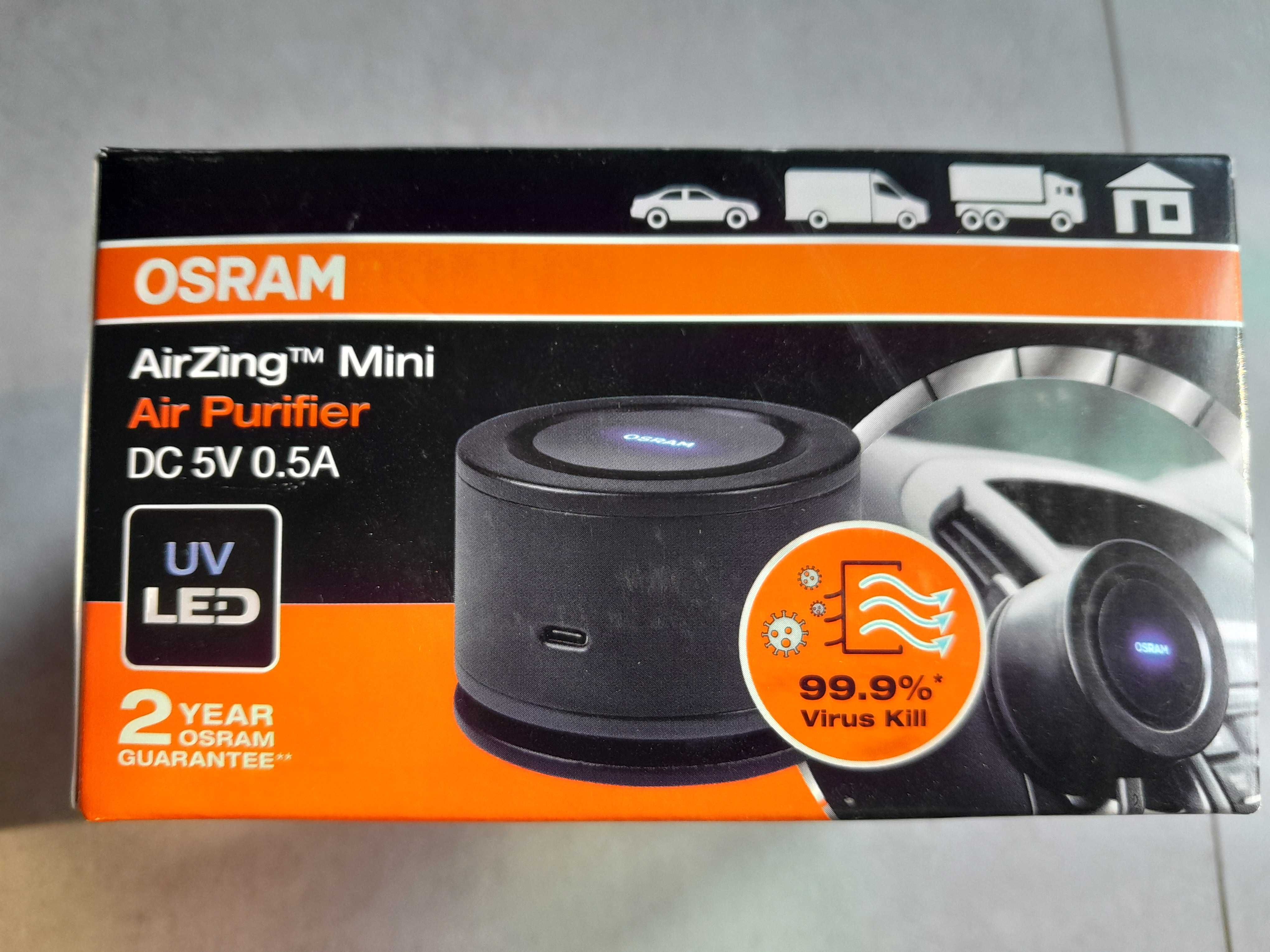 Oczyszczacz powietrza OSRAM AirZing Mini UV LED USB nowy outlet