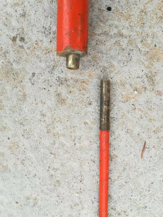 Kolekcjonerska wędka spining wytwórni Sprzęt Rybacki z Warszawy PRL