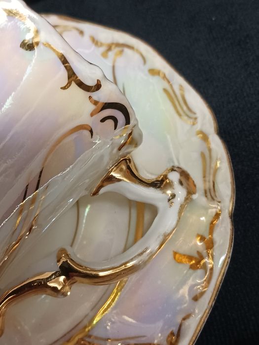 Carl Tielsch serwis kawowy opalizujacy