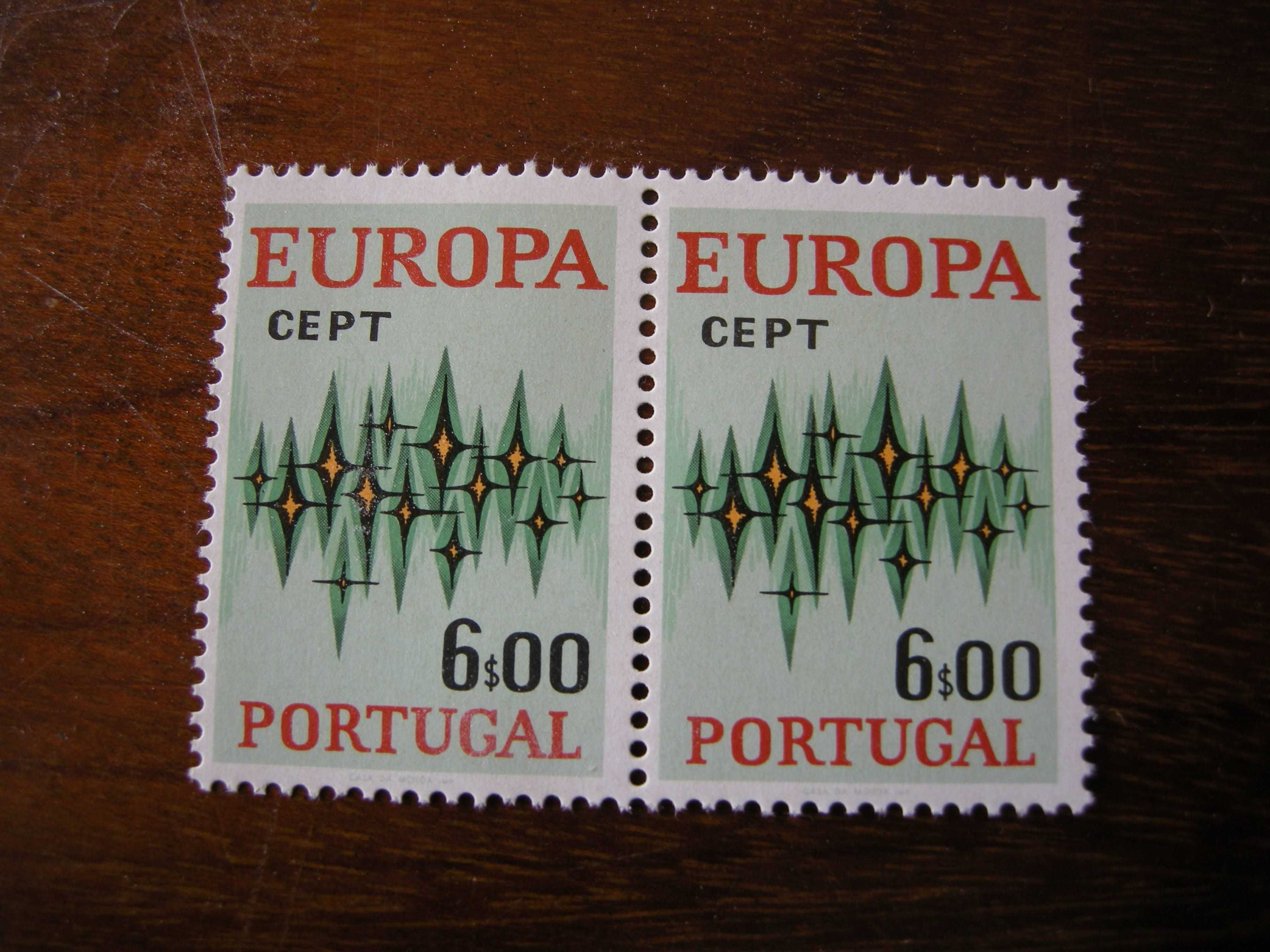 Filatelia selos Portugal Europa CEPT 1972
