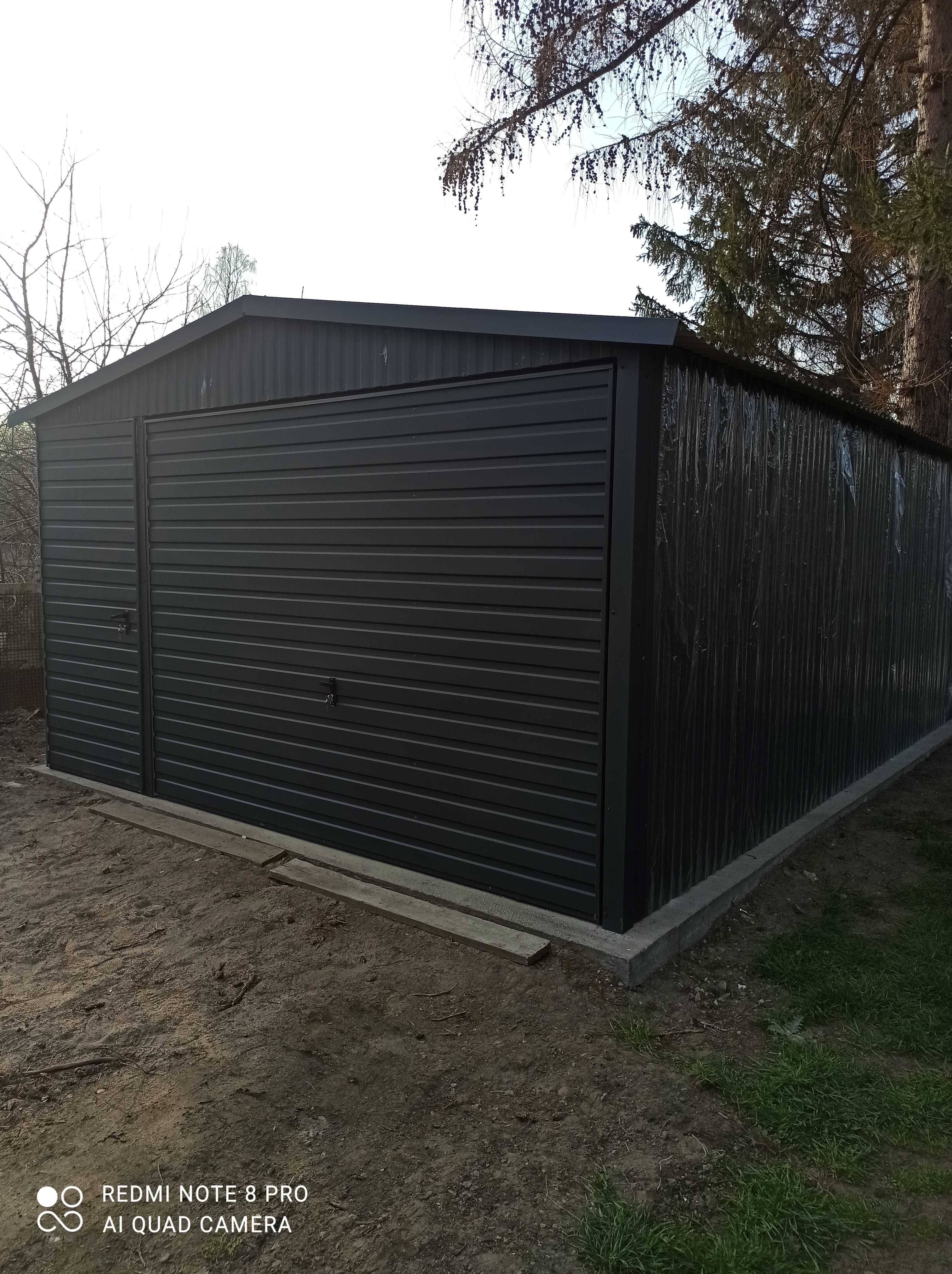 Garaż blaszak 6x5 dwuspad Magazyn wiata blaszana Hala Producent 6x8