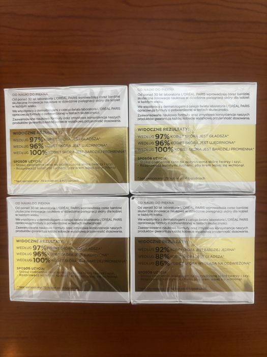 Zestaw 4 kremów L’Oreal Paris 40+ na dzień i na noc