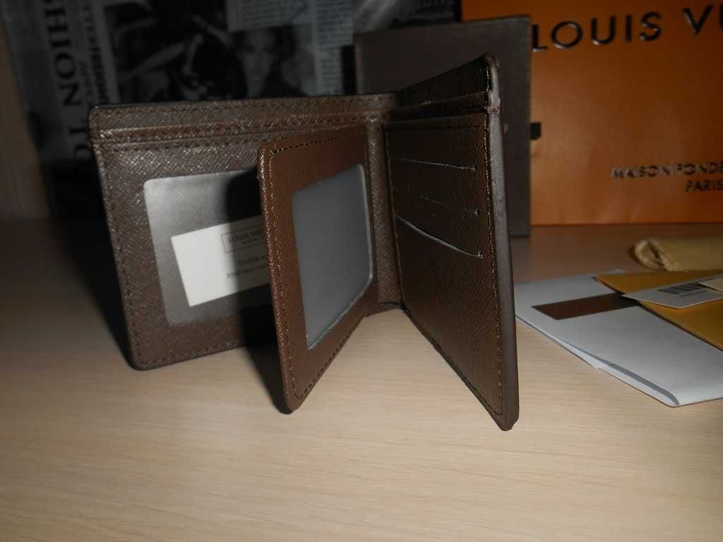 Louis Vuitton portmonetka portfel męski skóra 56-23