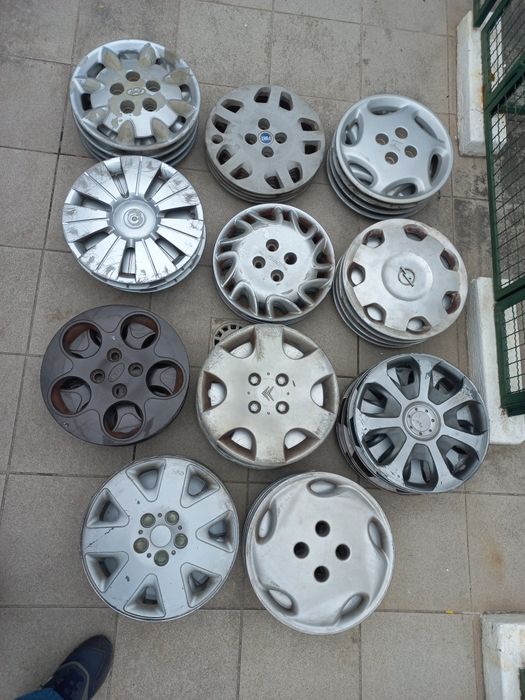 Jogo de 4x tampoes 14 calotas peugeot opel fiat hyundai seat ford citr