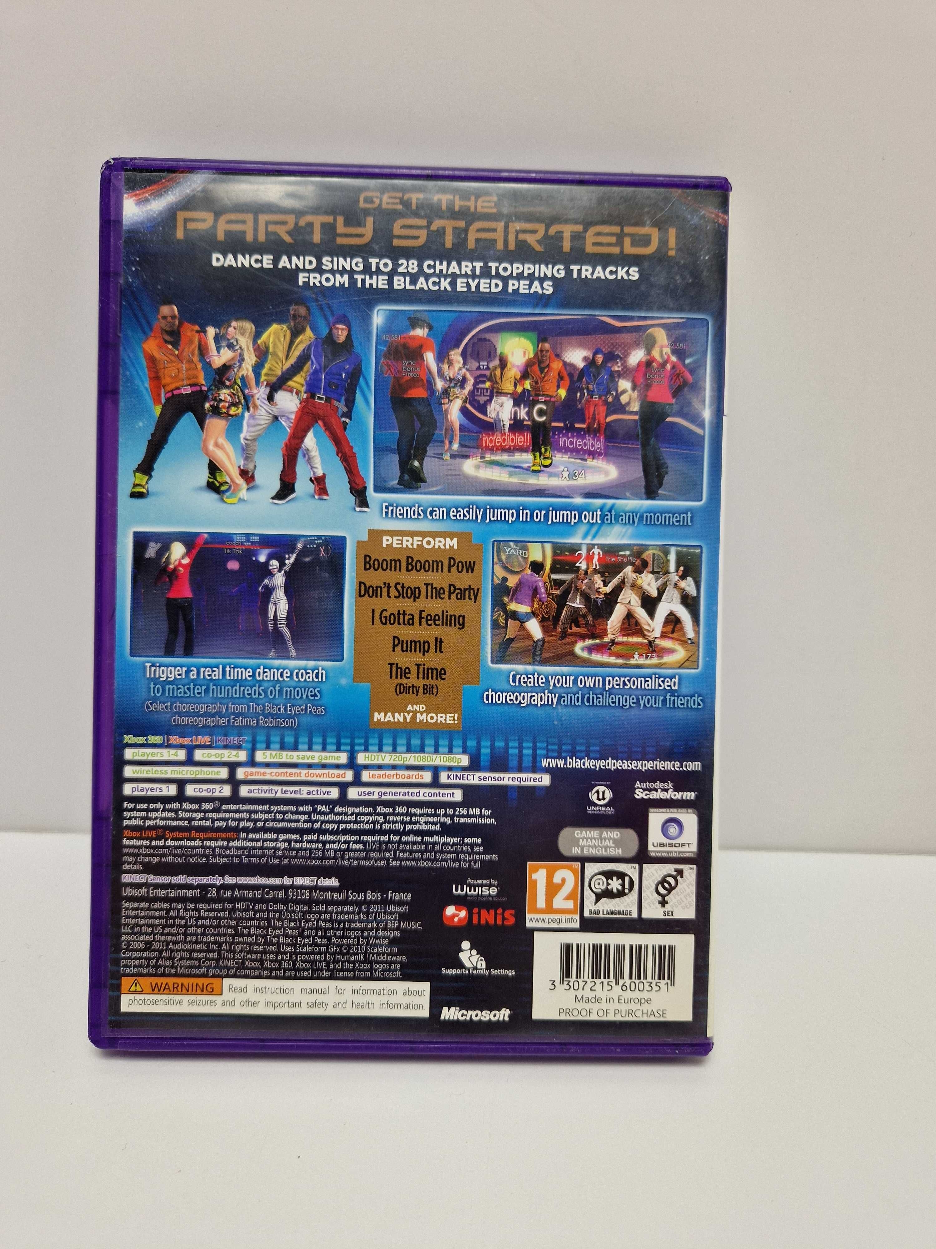 Gra The Black Eyed Peas Experience Xbox 360