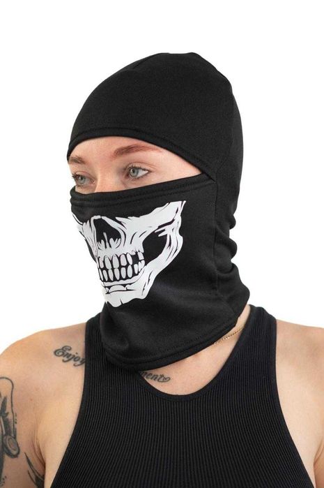 Зимова балаклава череп на флісі |  тепла балаклава на зиму