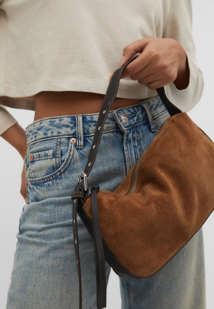 Сумка замшева zara