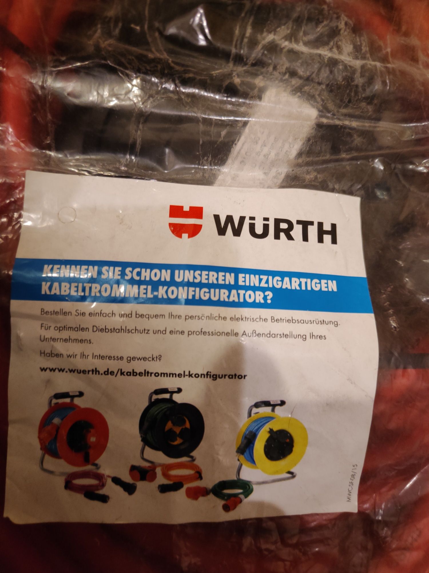 Przedłużacz styku uziemiającego H07RN-F3G2.5 WÜRTH 25 metrów