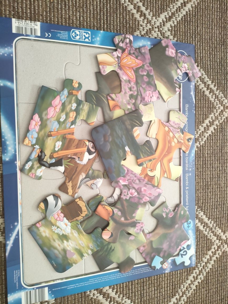 2 Puzzles Bambi - Disney