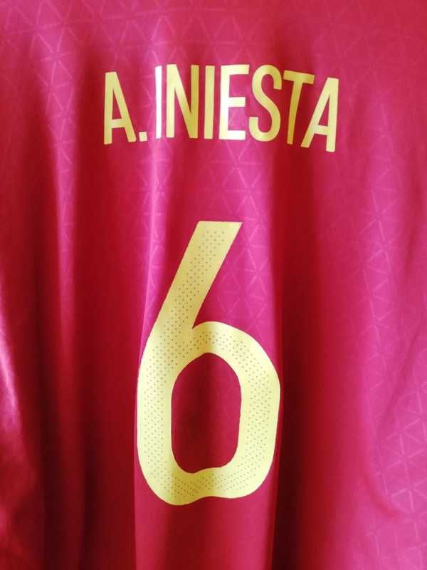 Koszulka Reprezentacji Hiszpanii Iniesta 6 XXL