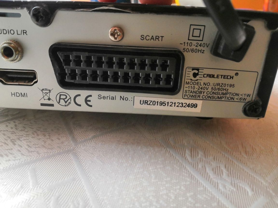 Dekoder DVB-T HD Cabletech URZ0195 hdmi