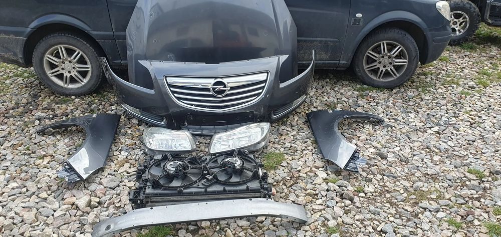 Opel Insignia A przód komplet maska zderzak lampy europa