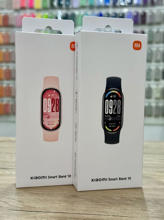 Фітнес-браслет Xiaomi Smart Band 10 Black | Pink | Нові