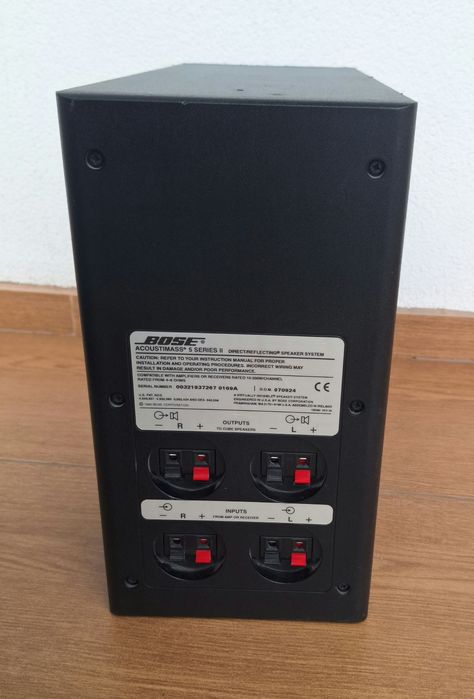 Subwoofer pasywny Bose Acoustimass 5 Series II czarny