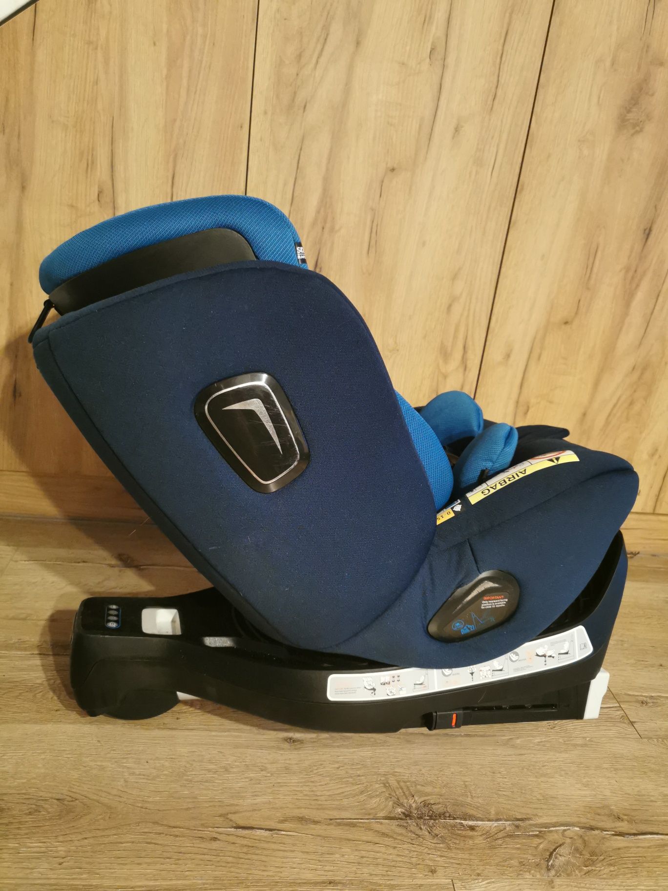 BabySafe Fotelik Westie Blue 0-18kg i-Size ISOFIX 360°