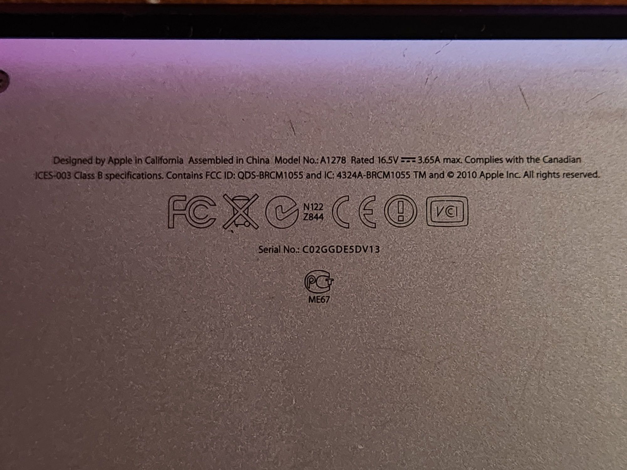 MacBoock Pro A1278