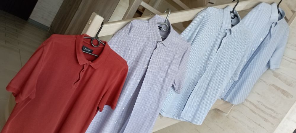 Męskie koszule z krótkim rękawem Bytom Vistula NOWE męska koszula