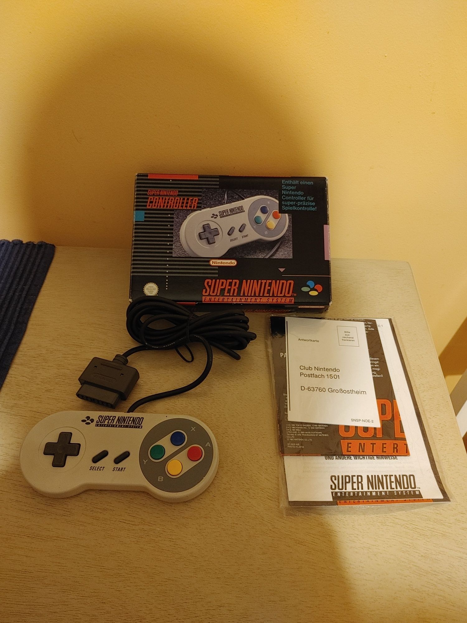 Super Nintendo Controller 1992r Nowy SPRAWDŹ