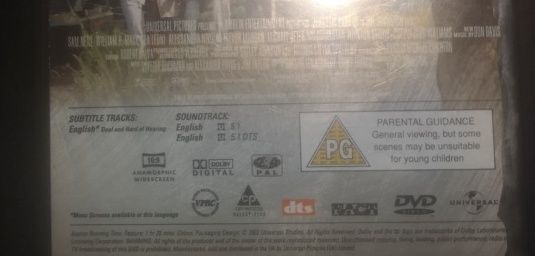 Jurassic Park III DVD jurassic jurajski park 3 EN