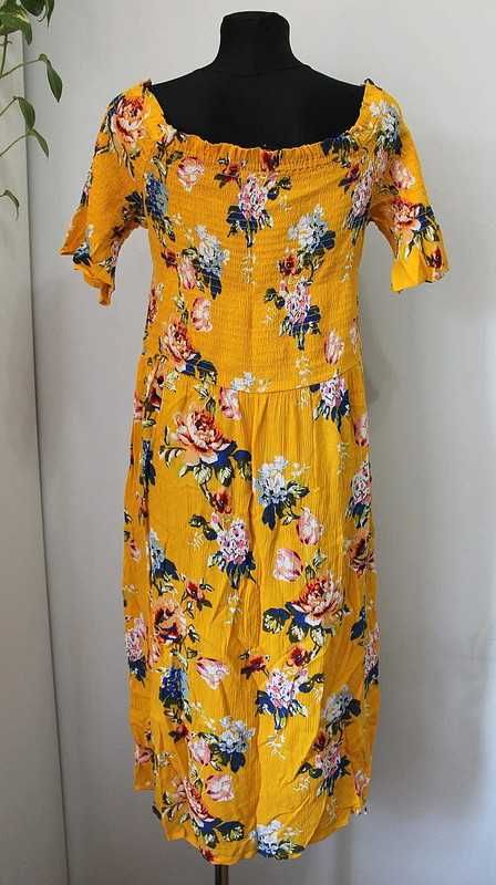 Sukienka w kwiaty firma Dorothy Perkins rozmiar z metki 46