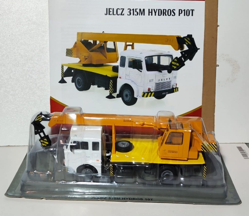 Model ciężarówka dźwig Jelcz 315M Hydros P10T 1:43 Deagostini PRL