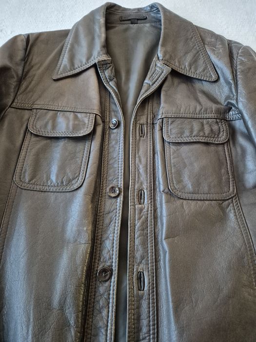 Kurtka skórzana retro