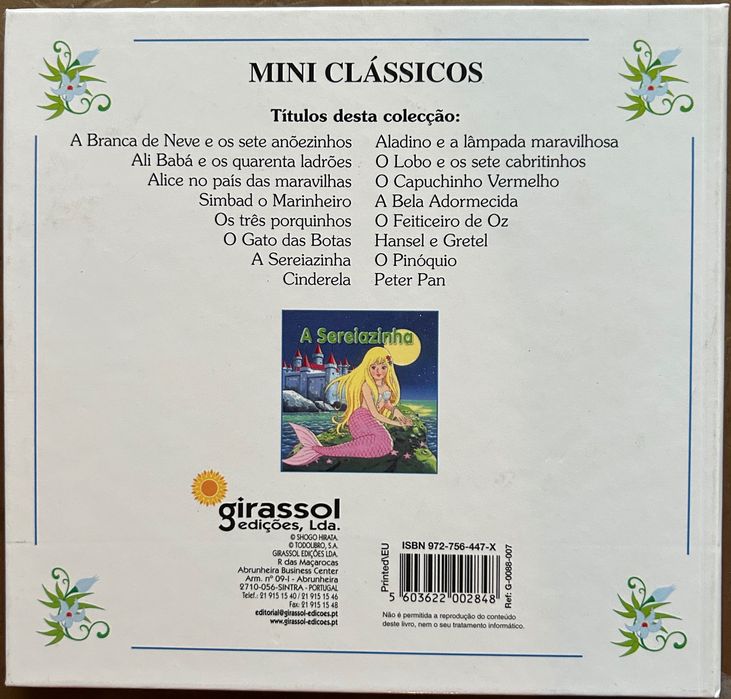Mini Clássicos - A Sereiazinha (Girassol Edições)
