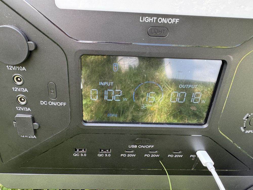 ECO-WORTHY 12V 100W Przenośny składany panel solarny