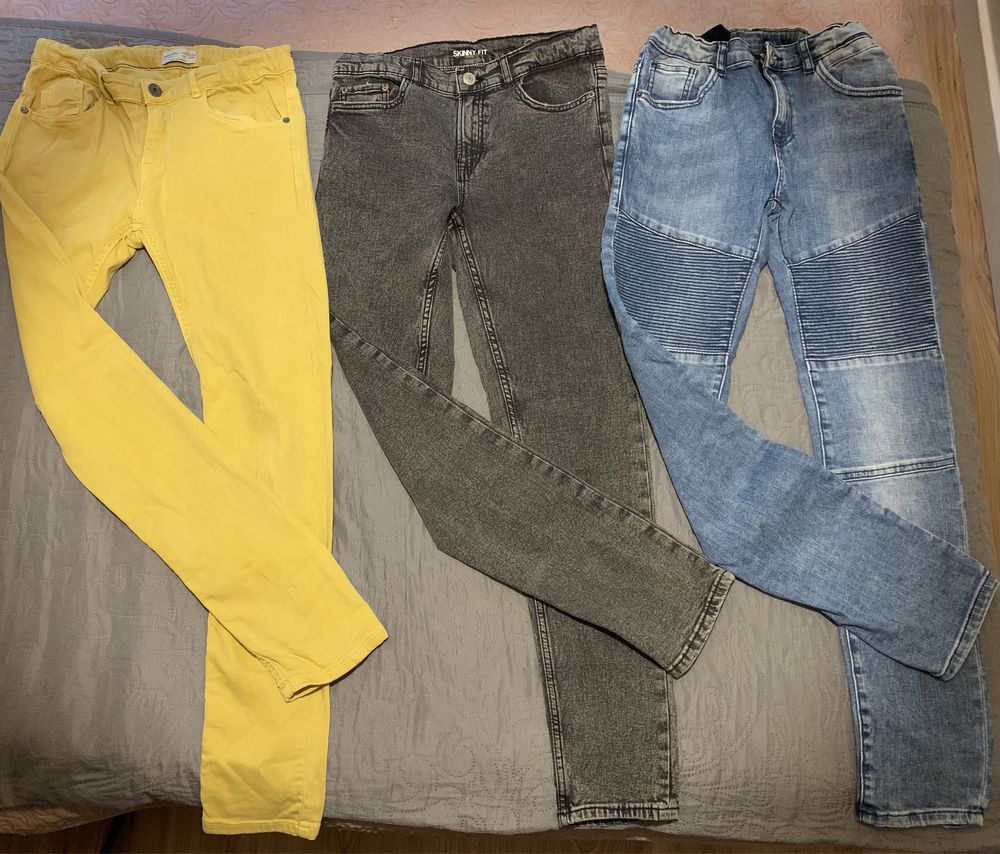 Spodnie jeansowe 3 sztuki chłopiec Zara