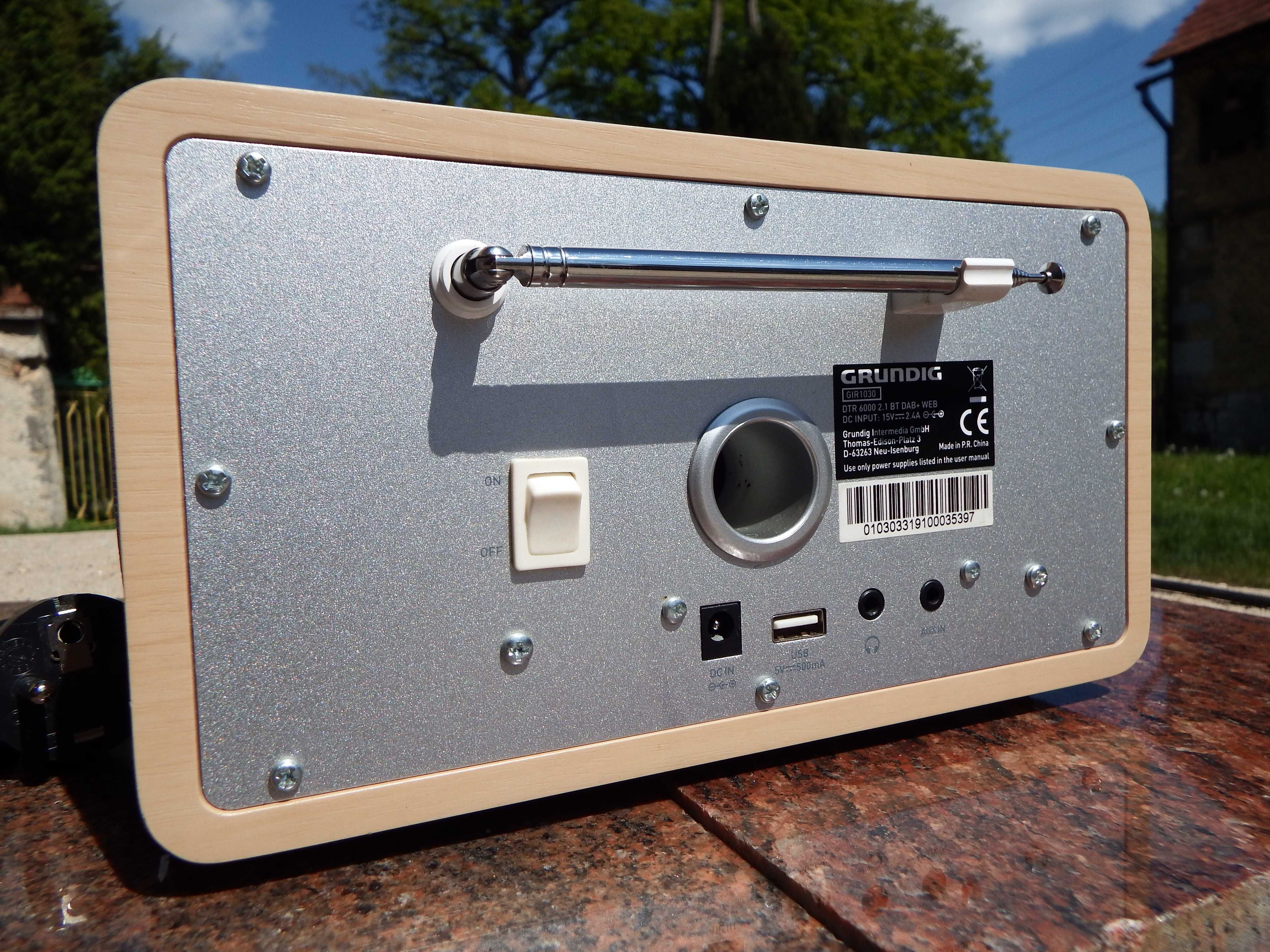 Mini wieża z radiem internet. Grundig DTR 6000, DAB+WEB, Bluetooth,USB