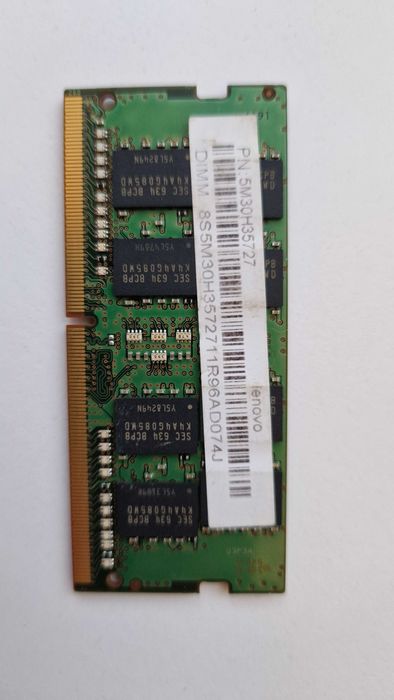 оперативна  пам'ять Crucial Samsung ddr 4, 2133 SoDimm 1.2v