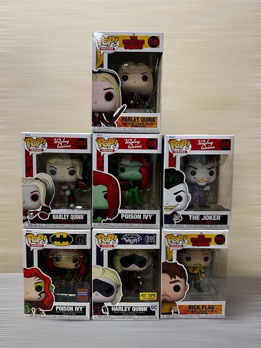 Funko Pop DC Фанко Поп Харли Квин Ядовитый плющ Джокер Отряд самоубийц