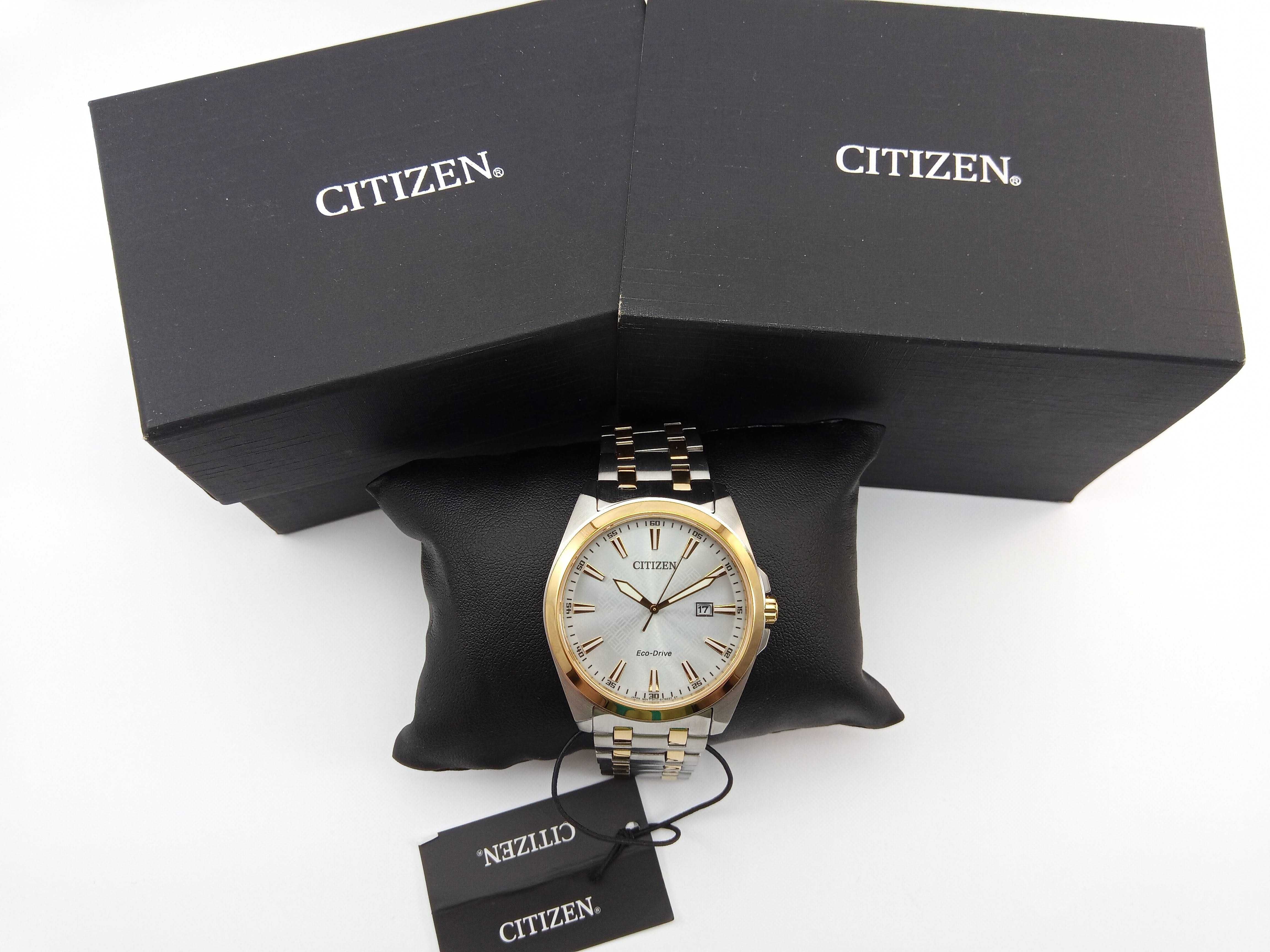 Японские мужские часы Citizen Eco-Drive BM7534-59A сапфир - годинник