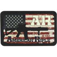 M-Tac Naszywka Patch AR-15 American Rifle Black/GID