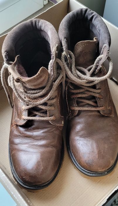 Skórzane trapery lasocki r.41