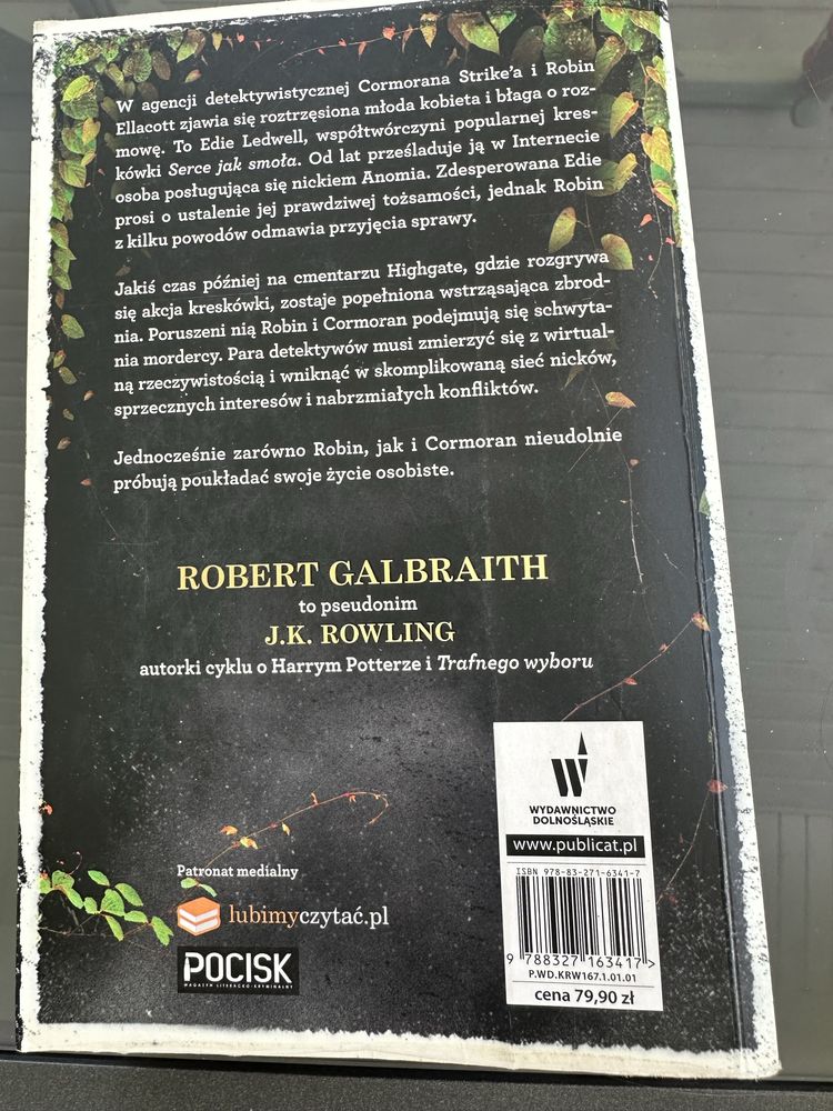 Serce jak smoła. Robert Galbraith