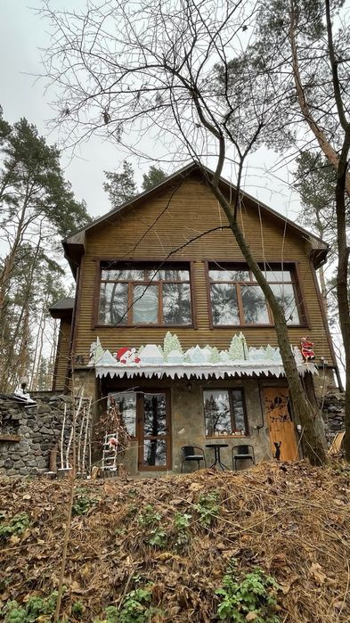 Оренда будинку з чаном  в лісі на березі Дніпра