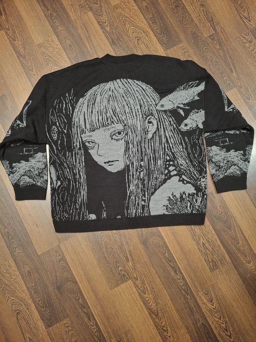 Свитер оверсайз нефорский, свитшот, Sweater, светр, кофта L