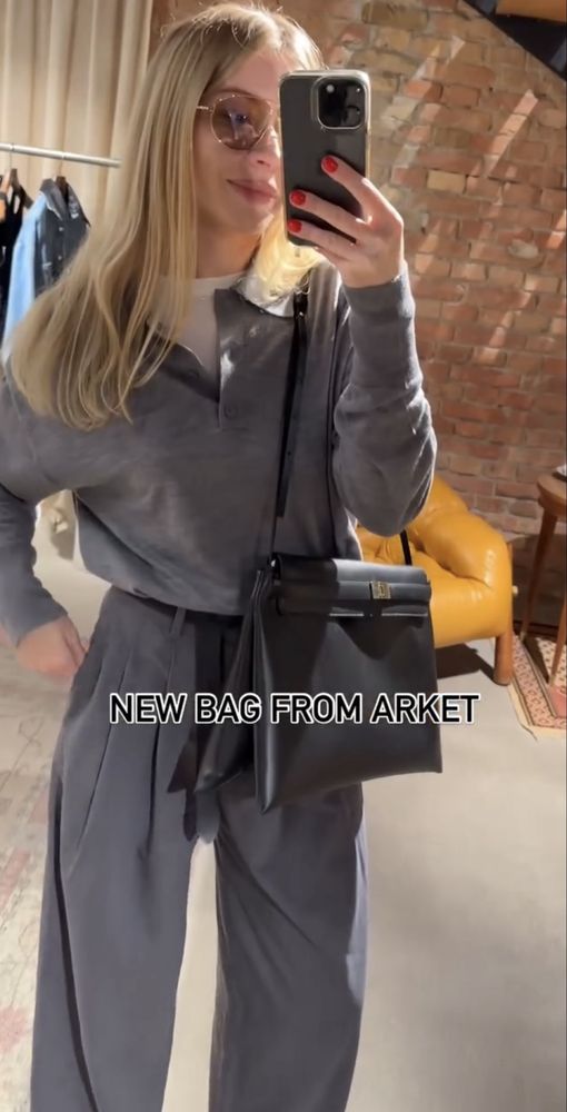 Сумка ARKET шкіряна