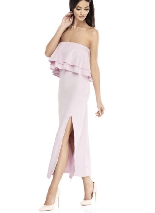 Sukienka bella sugarfree pudrowy roz rozmiar M