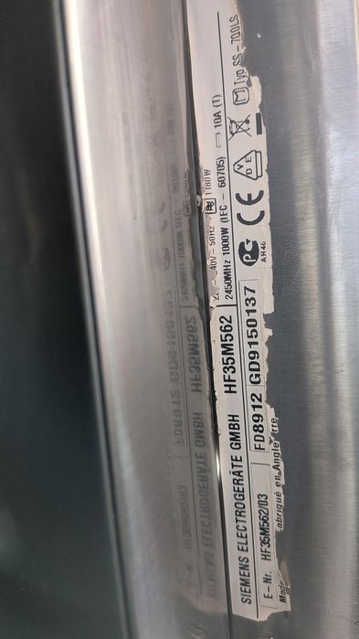 Duża mikrofalówka SIEMENS HF35M562 gastronomia