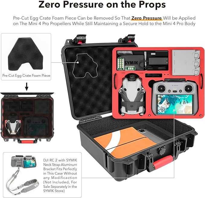 Etui Symik P330-MMDL Mini 4 Pro DJI Mini 3 Pro Fly More Combo DJI RC 2