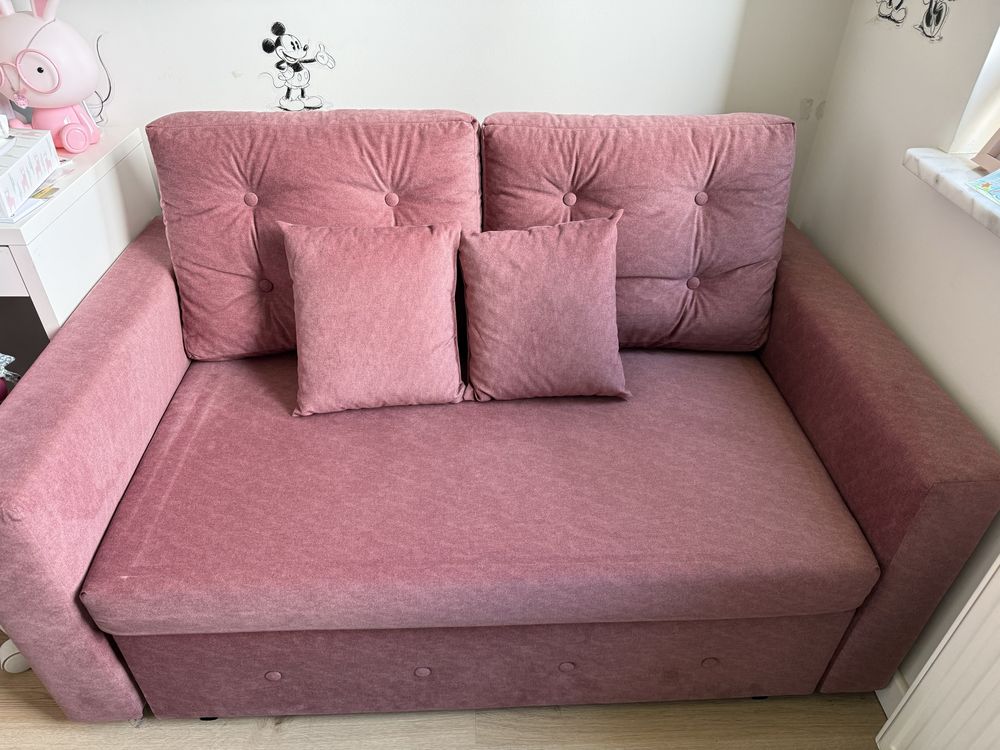Sofa 2 osobowa z funkcja spania ze skrzynia