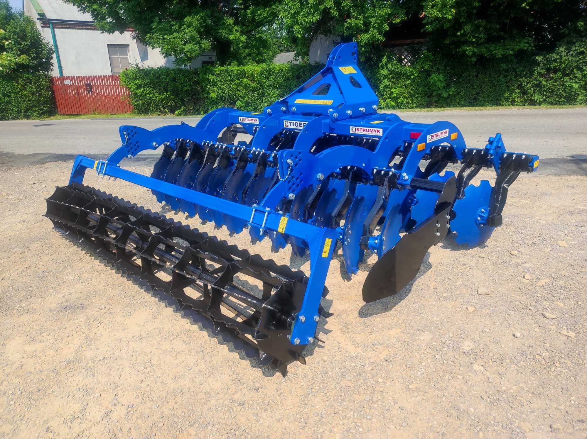 brona talerzowa CIĘŻKA talerzówka strumyk bez hydropaku TIGER