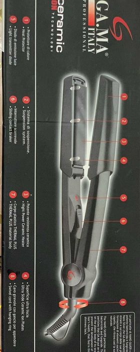 Випрямляч для волосся Gamma (Італія) 800 гр.