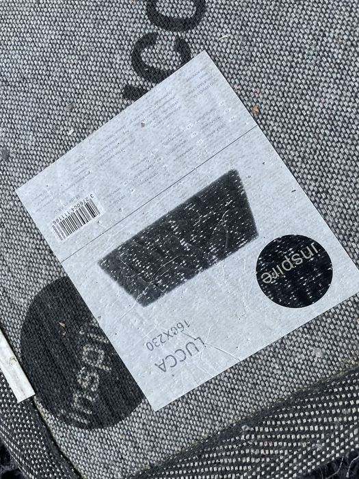 Lucca dywan szary grafit 160x230